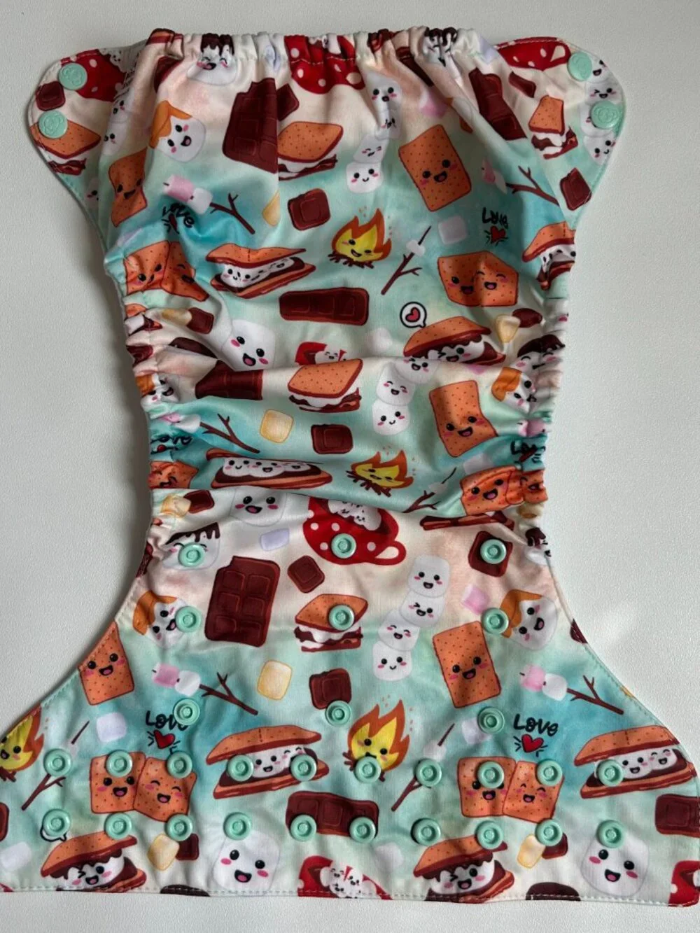 Mama Koala Camping Pocket Cloth Diaper OS No Insert NEW